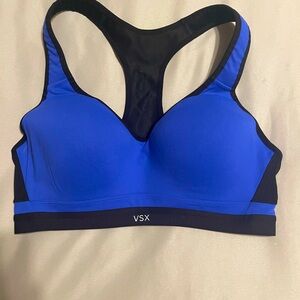 2 Victoria’s Secret VSX Incredible Sports Bras Blue